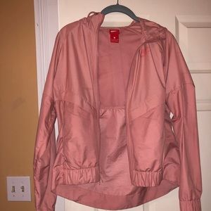 Nike windbreaker (light pink/peachy color)